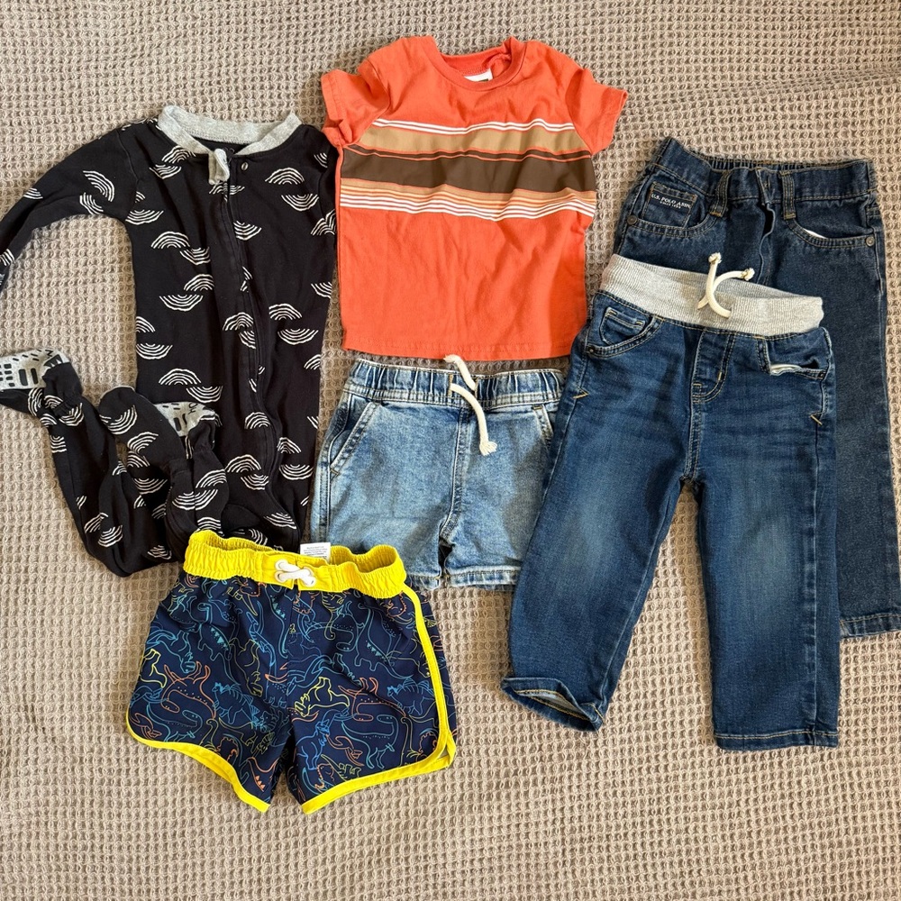 6pc Toddler Boys Clothing Bundle 18-24mo